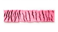 Bengal strip tiger pink fur.