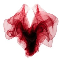 Smoke abstract shape red.