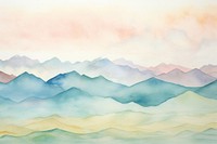 Mountain backgrounds outdoors painting.