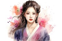 Beautiful Korean women portrait fashion adult.