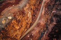 Iron ore outdoors nature mining.