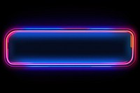 Neon banner png glowing light line.