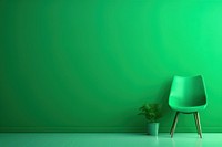 Green furniture chair architecture.