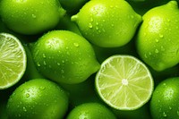 Lime fruit green plant.