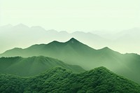 Mountain green landscape outdoors.