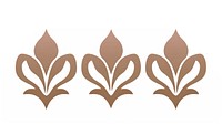 Tulip divider ornament pattern symbol logo.