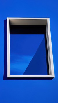 High contrast blue window architecture daylighting electronics.