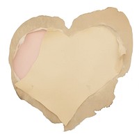 Heart ripped paper white background damaged circle.