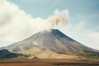 Volcano landscape mountain outdoors nature stratovolcano.
