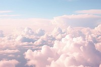 Aesthetic cloud heaven backgrounds outdoors horizon.