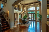 Photo of home interior architecture building lobby.