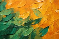 Colors abstract paint festival leaf orange green yellow backgrounds painting art.