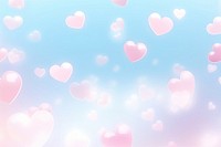 Cloud hearts and glister backgrounds abstract petal.