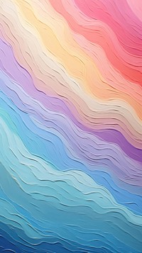 Pastel rainbow paint with some paint on it abstract outdoors pattern.