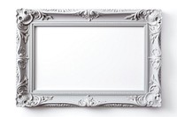 Grey rectangle mirror frame.