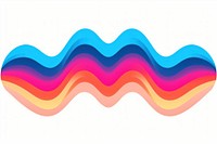 Wave abstract graphics art.