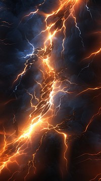 Electric lighting effect thunderstorm lightning abstract.