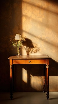 Table furniture shadow light.