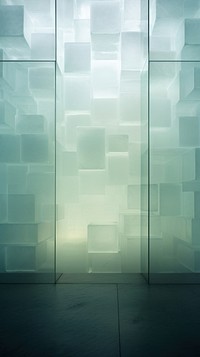 Frosted glass texture lighting wall architecture.