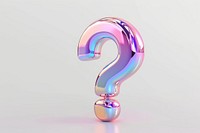Question mark icon shape circle purple number.