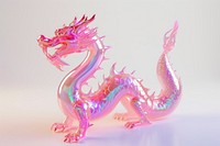 Simple cute chinese dragon icon representation celebration creativity.