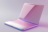Simple cute labtop icon computer laptop portability.