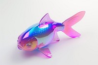 Simple grape fish animal futuristic goldfish.