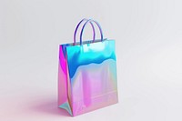 Simple shopping bag icon handbag white background accessories.