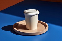 Coffee Cup holder packaging  coffee cup blue.