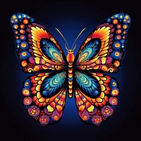 Butterfly pattern art creativity.