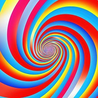 Abstract Graphic Element of heart minimalistic symmetric psychedelic style backgrounds pattern spiral.