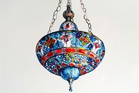 Ottoman painting of lamp chandelier jewelry pendant.