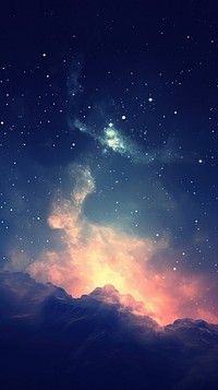 Galaxy mobile wallpaper astronomy outdoors nature.