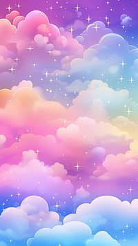 Rainbow fantasy background sky backgrounds outdoors.