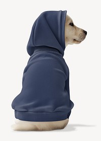 Dog's hoodie mockup psd