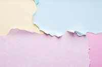Pastel colors border paper with ripped backgrounds creativity textured.