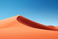 Sand dune desert outdoors nature blue.