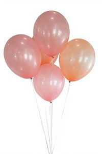 Balloon pink anniversary celebration.