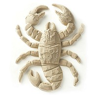 Flat Sand Sculpture a scorpion seafood animal crab.