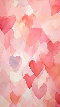 Pink hearts abstract petal backgrounds.