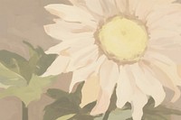 Pastel sunflower background painting backgrounds plant.