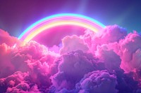Rainbow ring background backgrounds outdoors nature.