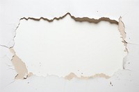 Torn strip of paper vintage backgrounds white white background.