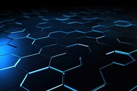 Blue tech hexagon on dark background backgrounds pattern futuristic.