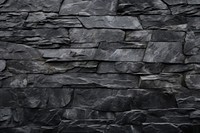Black granite wall architecture backgrounds rock.