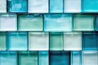 Glass tile wall backgrounds turquoise repetition.