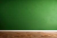 Green empty wall architecture backgrounds flooring.