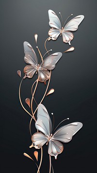 A group of butterflies accessories chandelier butterfly.