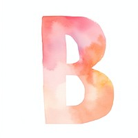 Letter B text white background number.