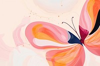Butterfly abstract shape backgrounds painting pattern.